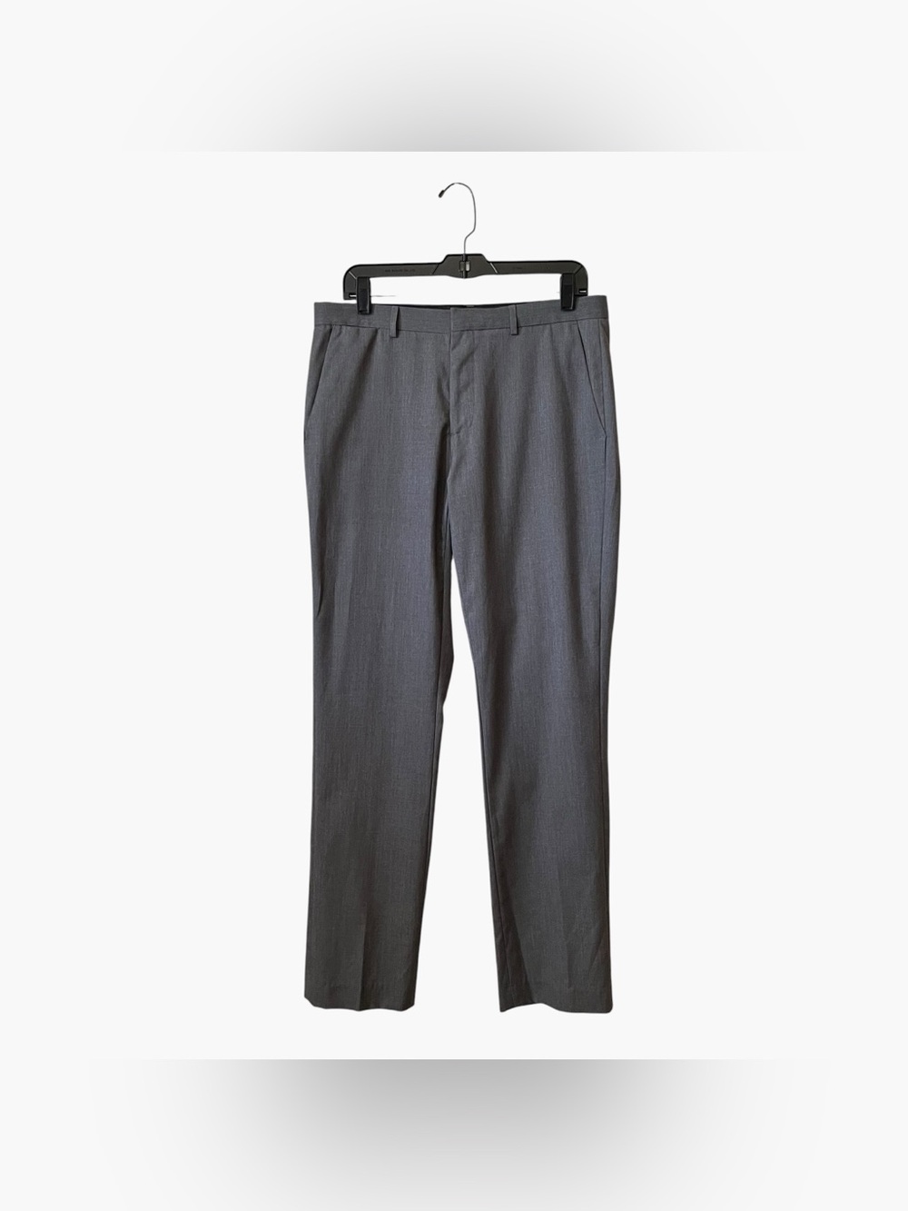Calvin Klein Slim Fit Dress Pants Men's Size 32 x 32 Gray Flat Front Career Work